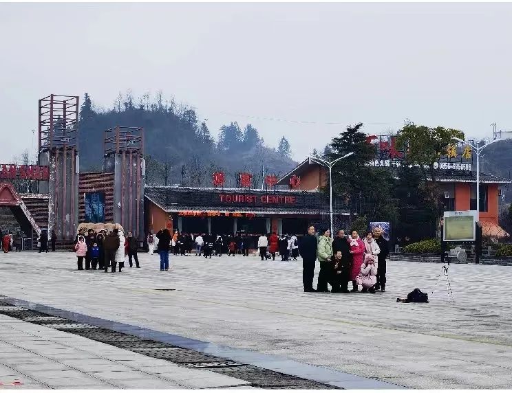 朱砂古鎮(zhèn)過(guò)大年,正月初一人氣旺